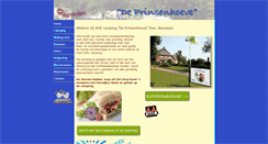 Desktop Screenshot of deprinsenhoeve.nl